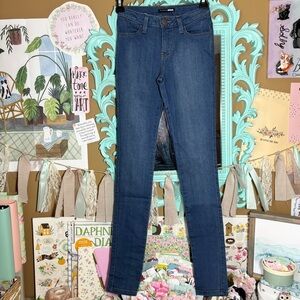 Fashion Nova Classic Mid Rise Skinny Denim Blue Jeans Women’s Sz.0 (W23) Casual